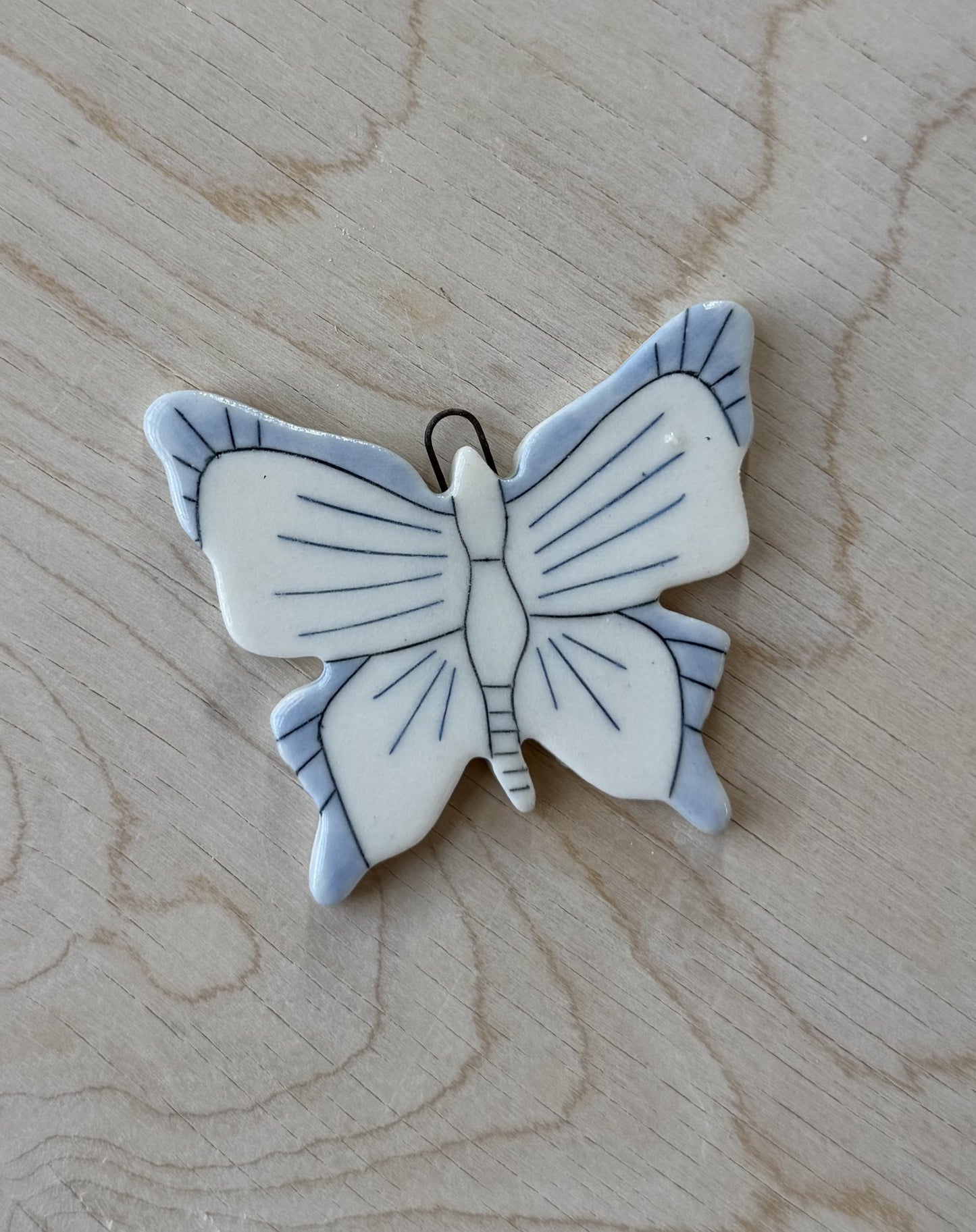 Porcelain Butterfly Ornament