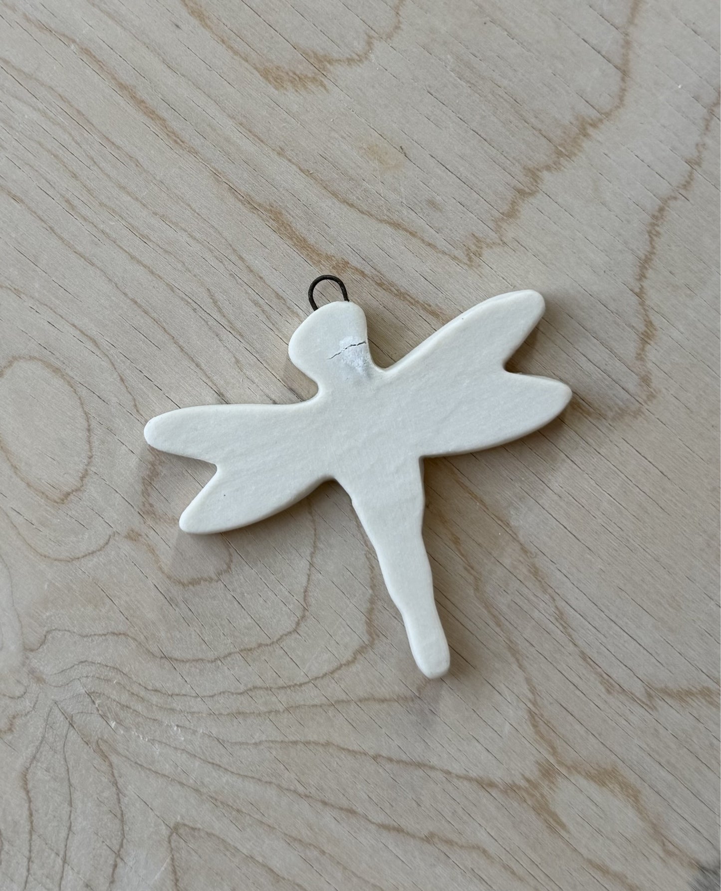 Porcelain Dragon Fly Ornament
