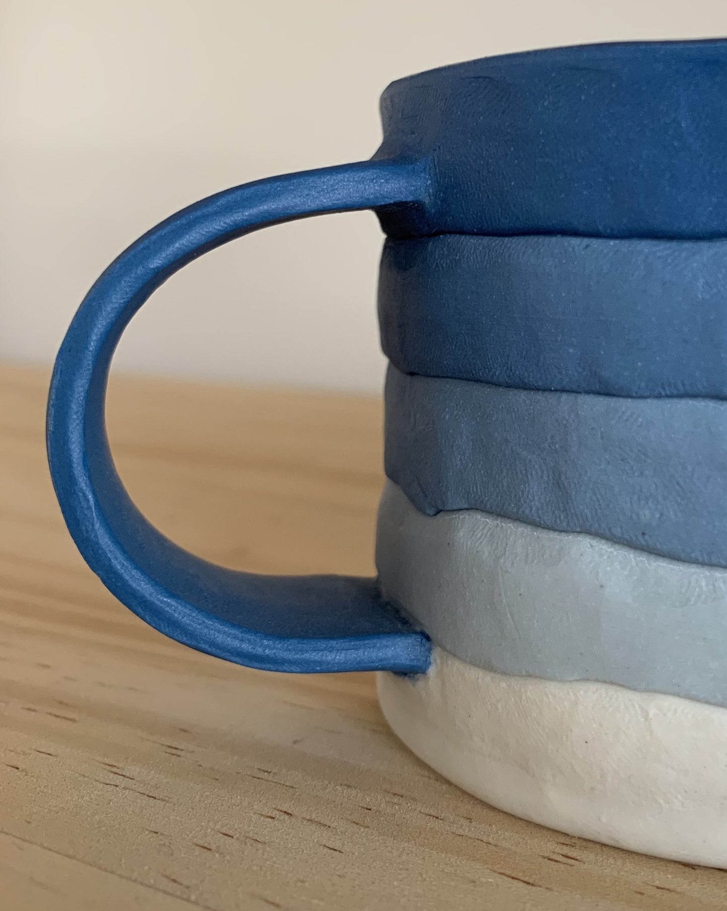 Blue Coiled Mug