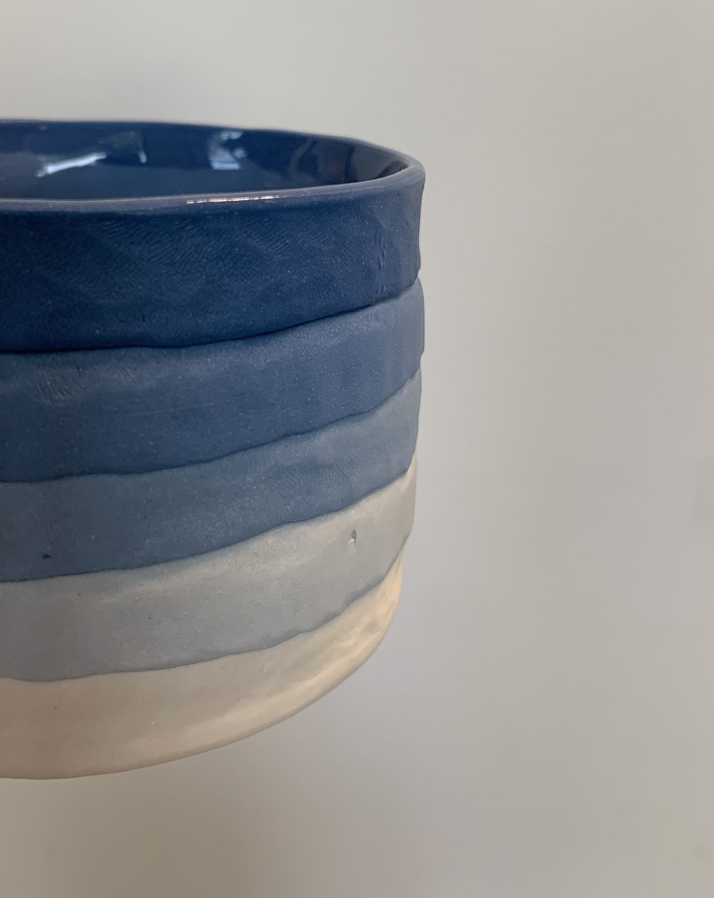 Blue Coiled Mug