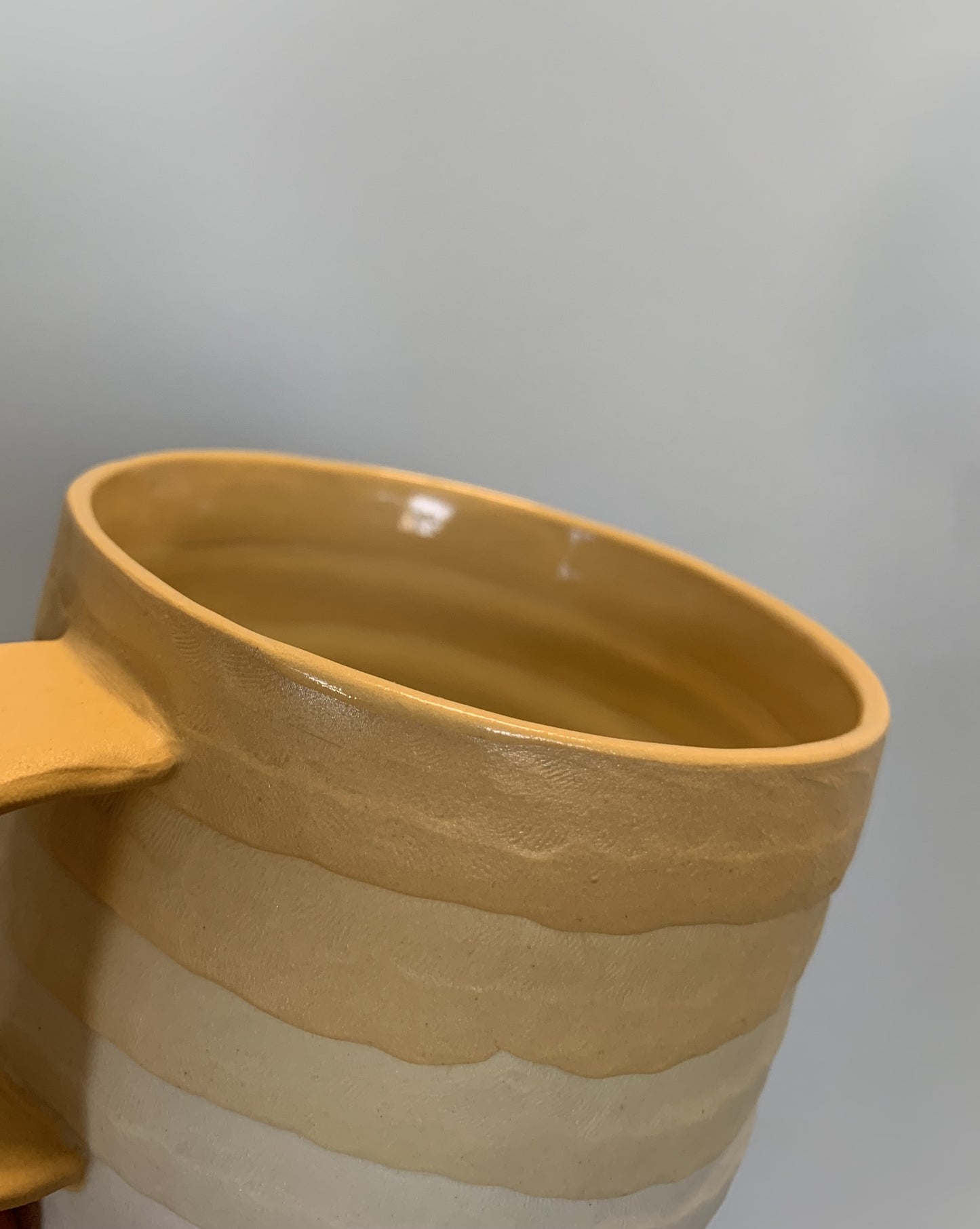 Yellow Coiled Mug