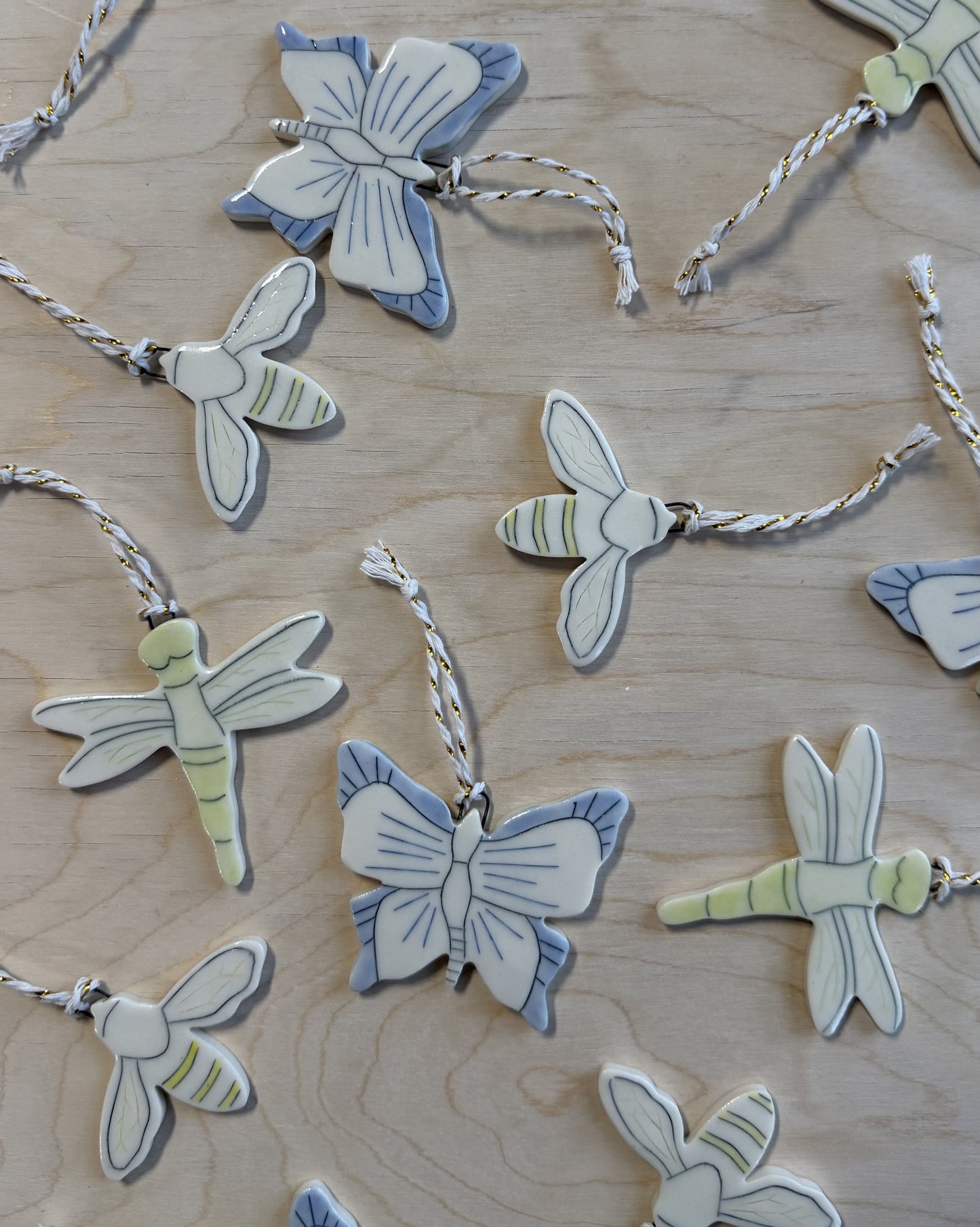 Blue Butterfly Ornament