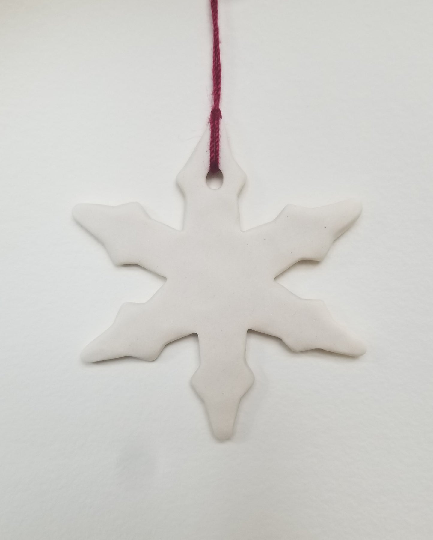 Pinched Snowflake Ornament