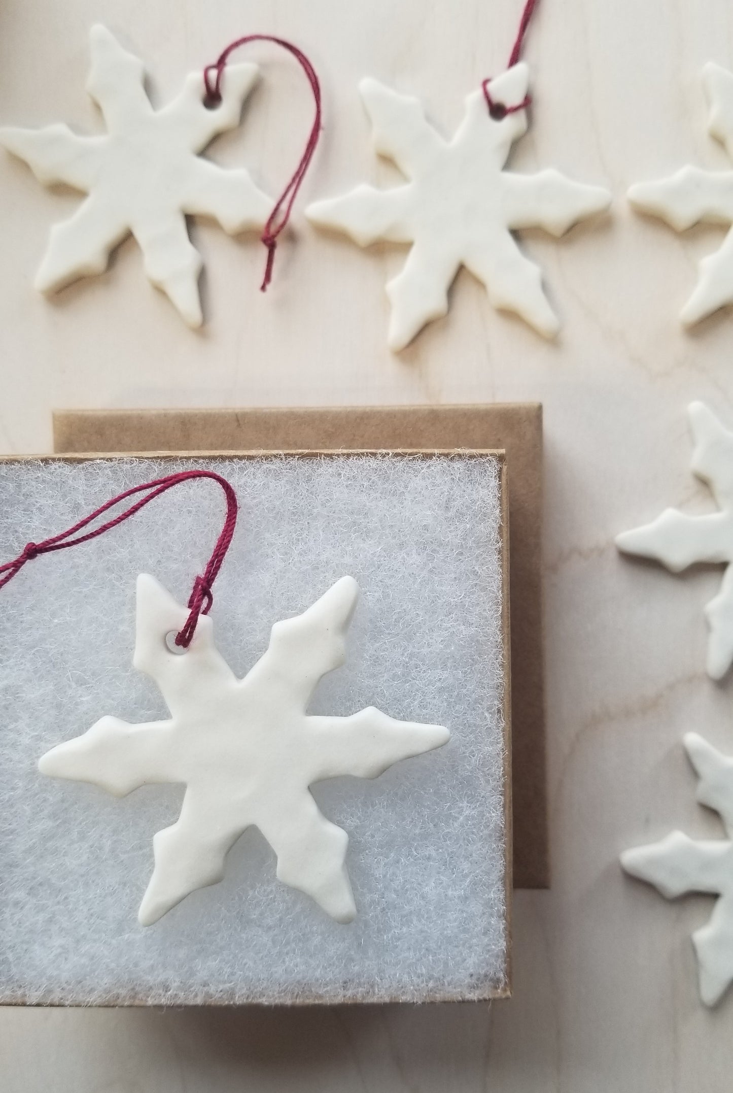 Pinched Snowflake Ornament