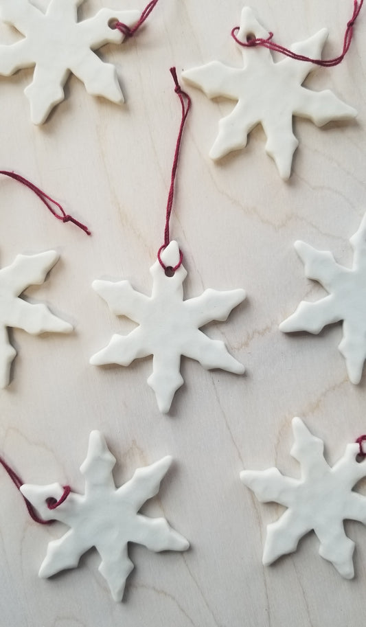 Pinched Snowflake Ornament