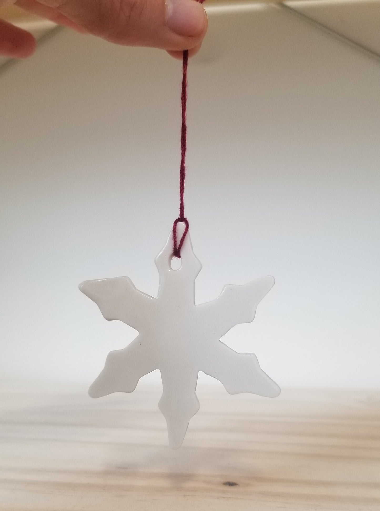 Pinched Snowflake Ornament
