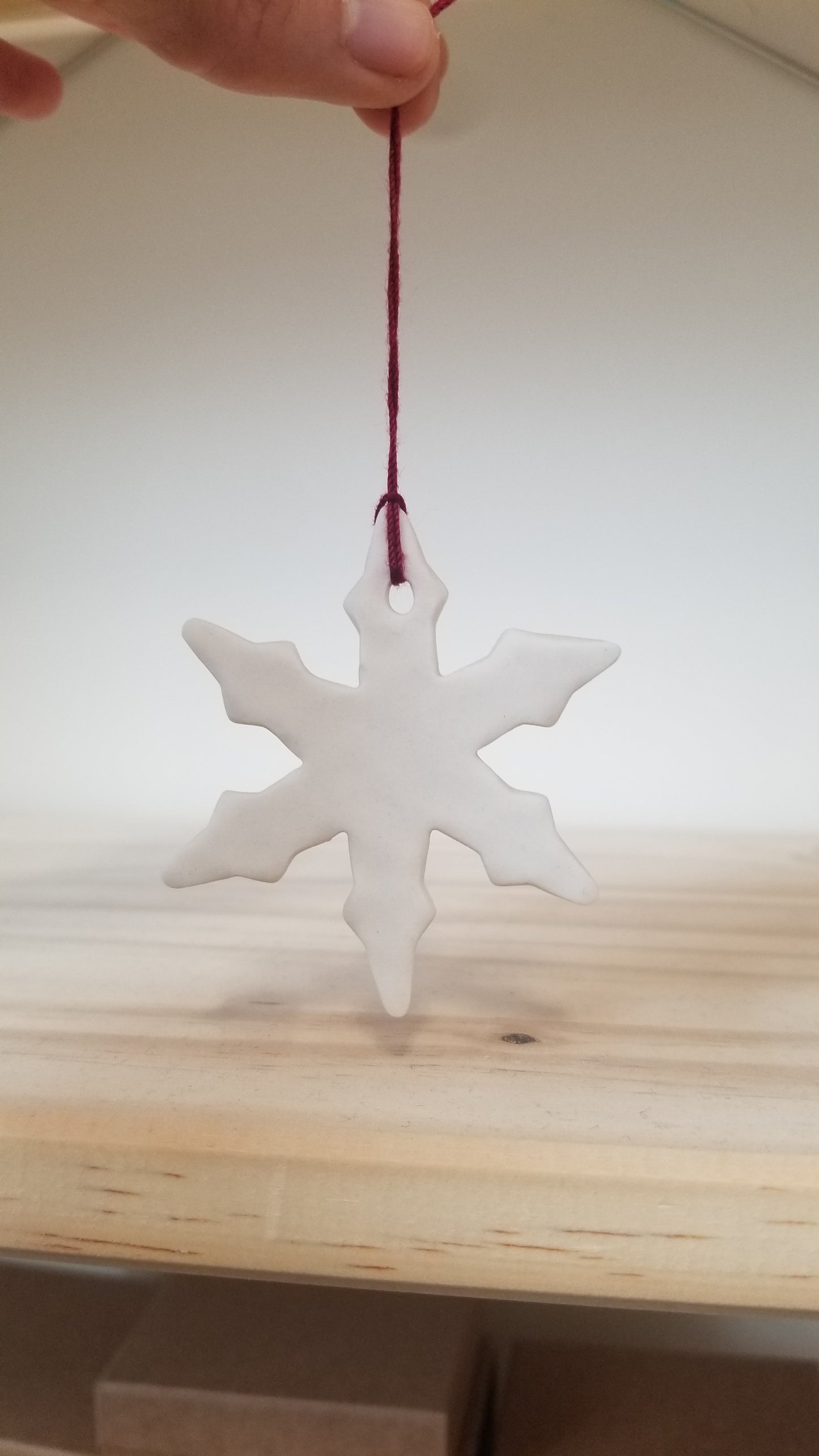 Pinched Snowflake Ornament
