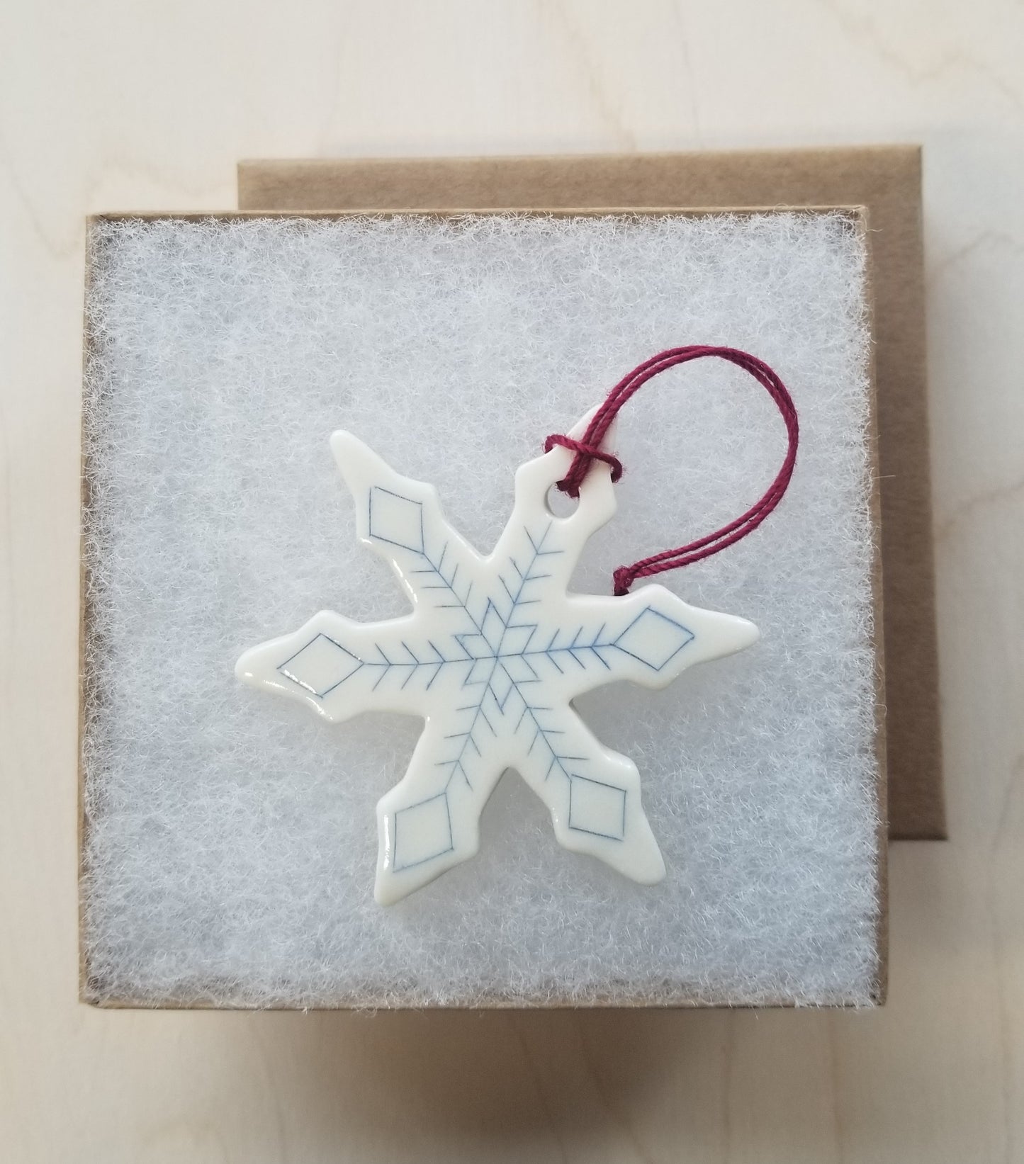 Blue Snowflake Ornament