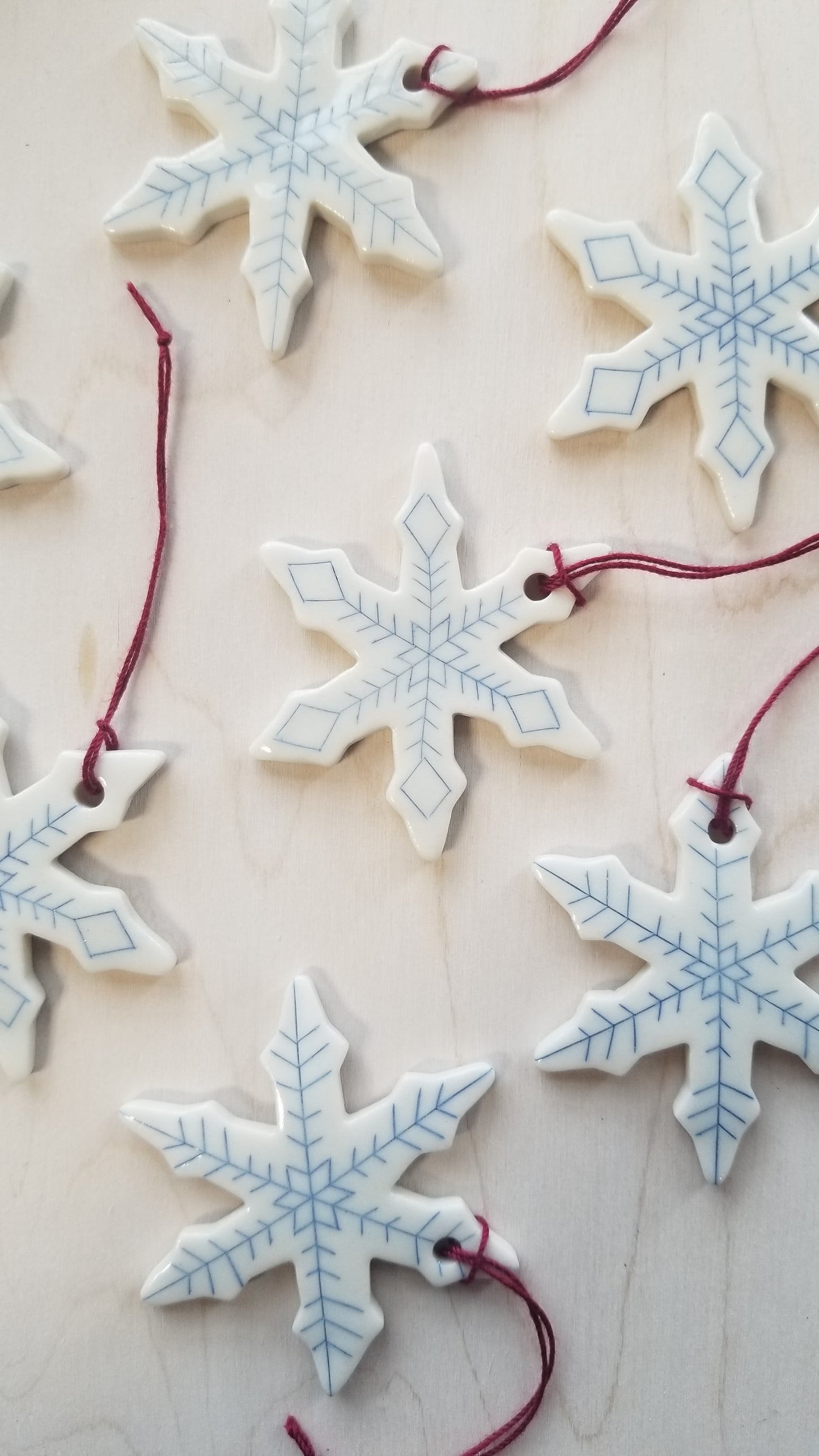 Blue Snowflake Ornament