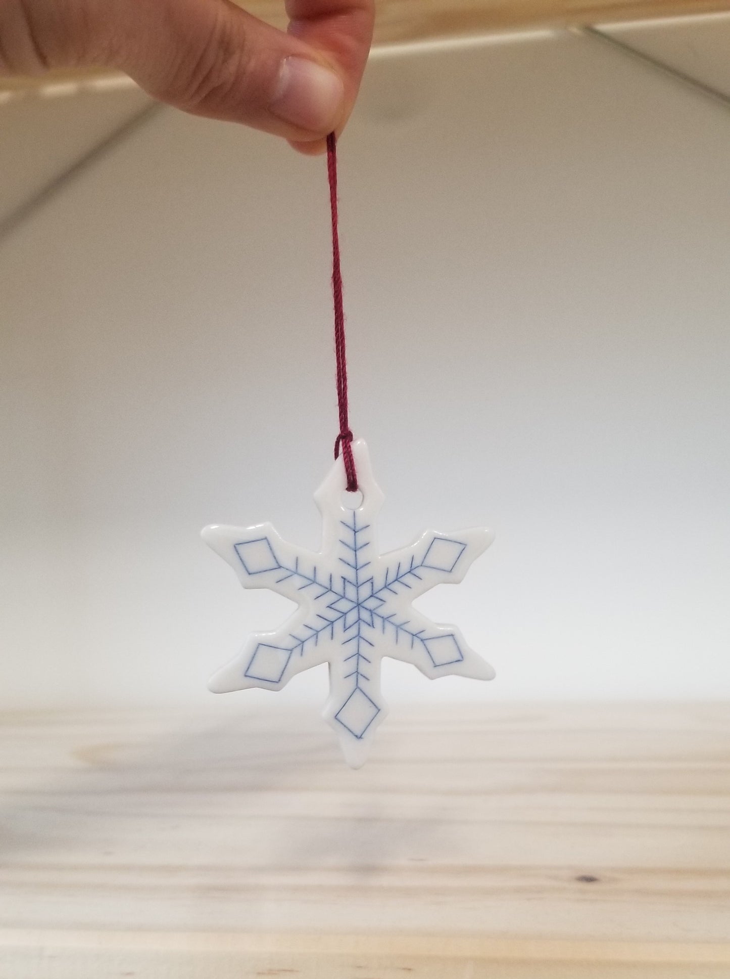 Blue Snowflake Ornament