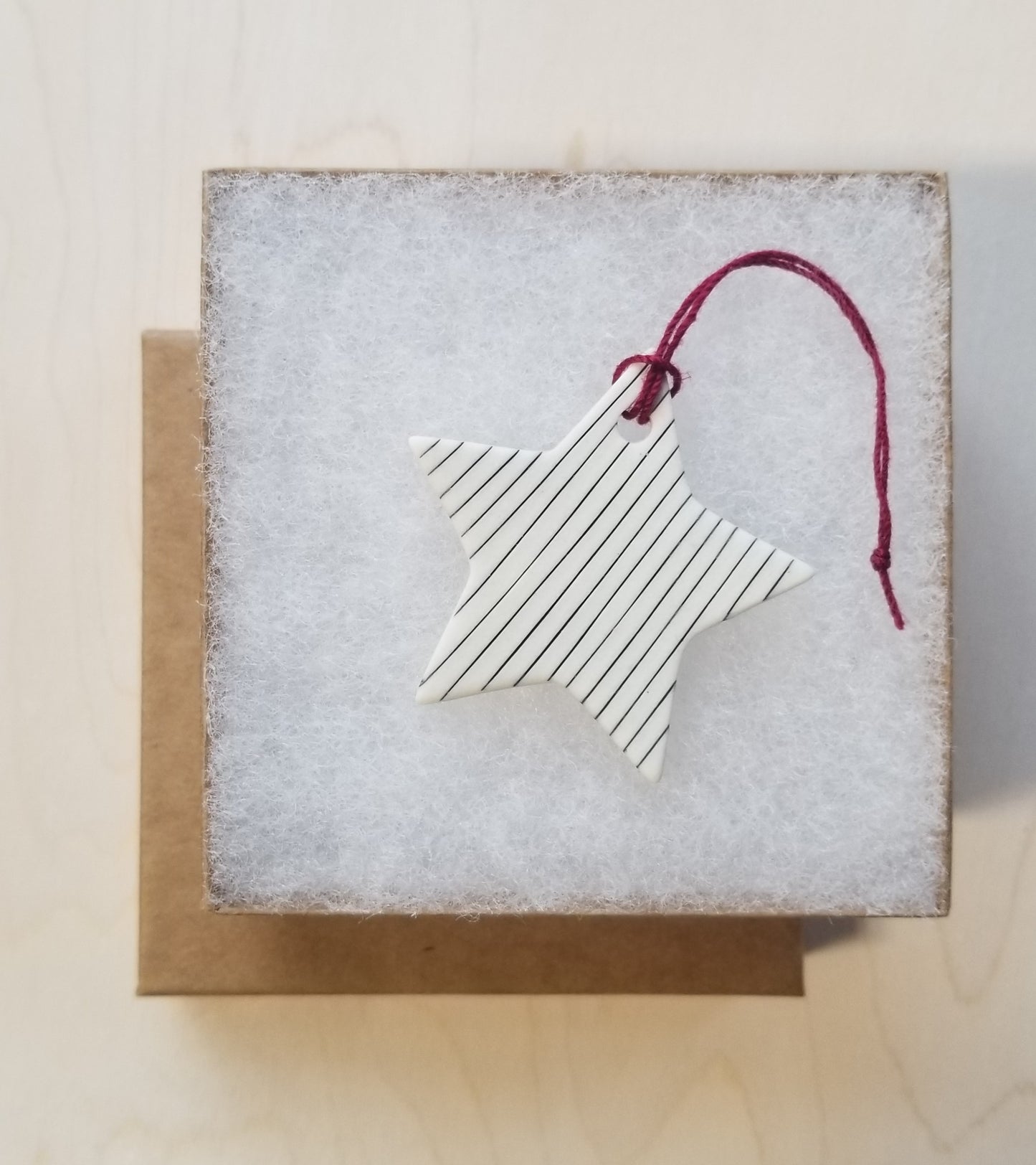 Porcelain Star Ornaments
