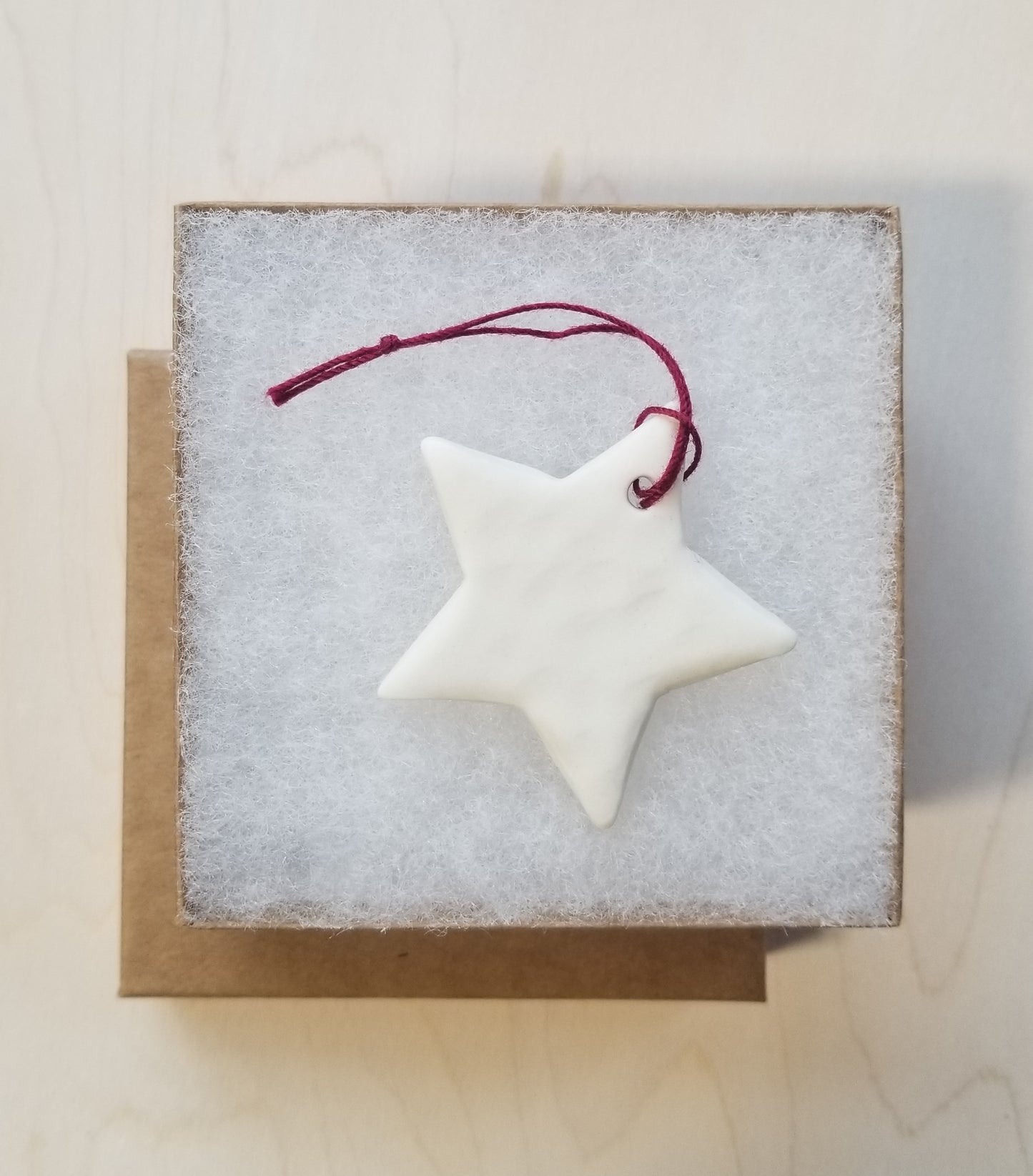 Porcelain Star Ornaments