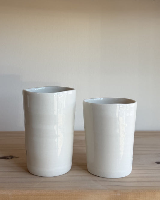 White Porcelain Tumblers