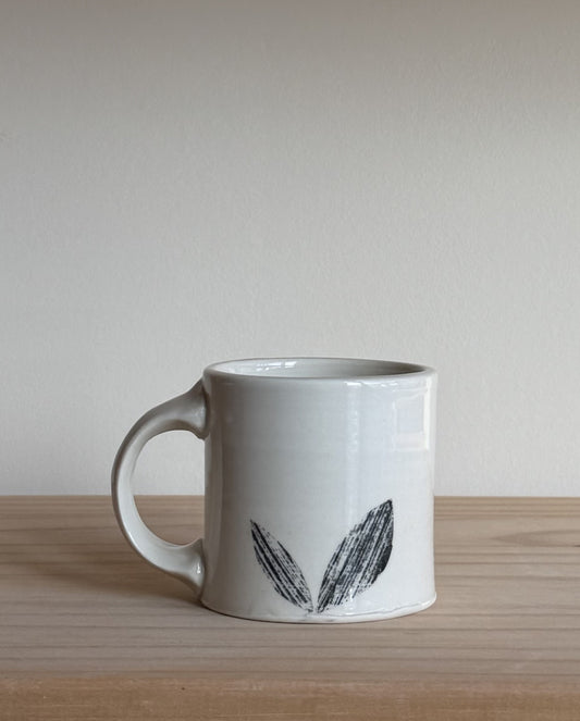 Leaf Print Small Mug