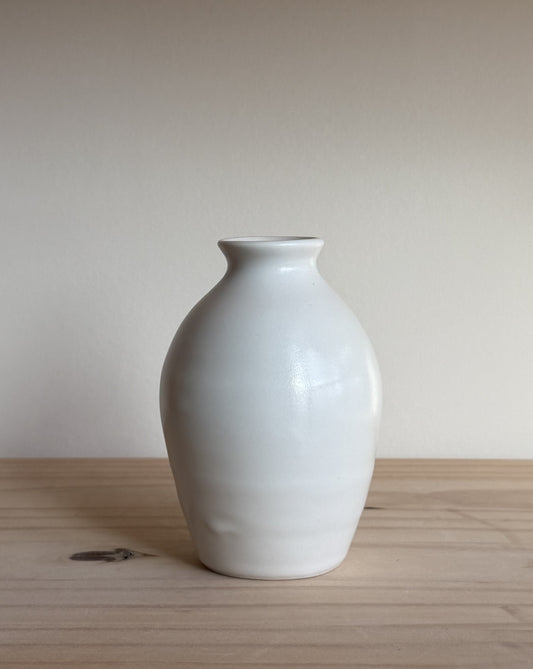 White Bud Vase