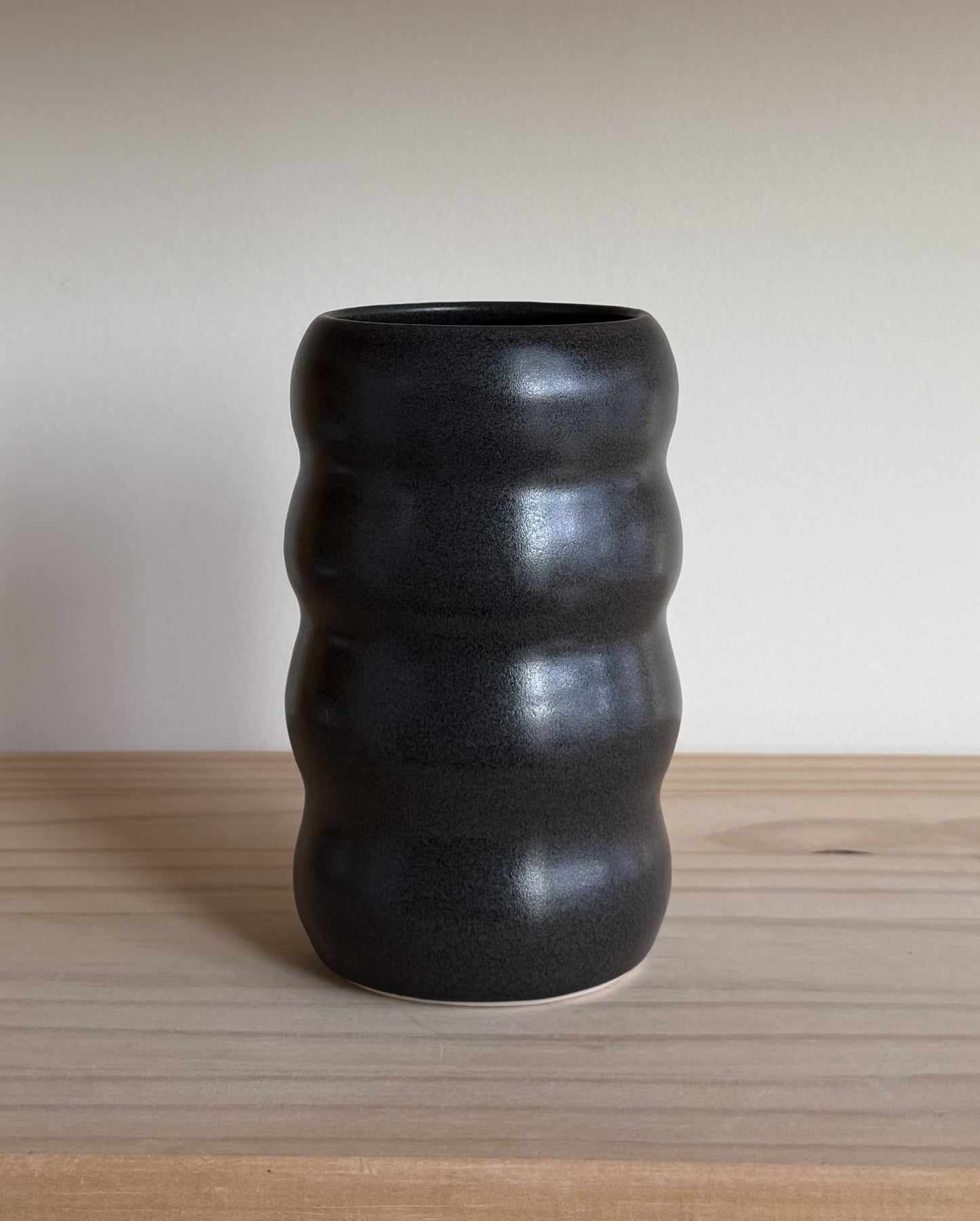 Bubble Vase with Yellow Gold Heart Accent