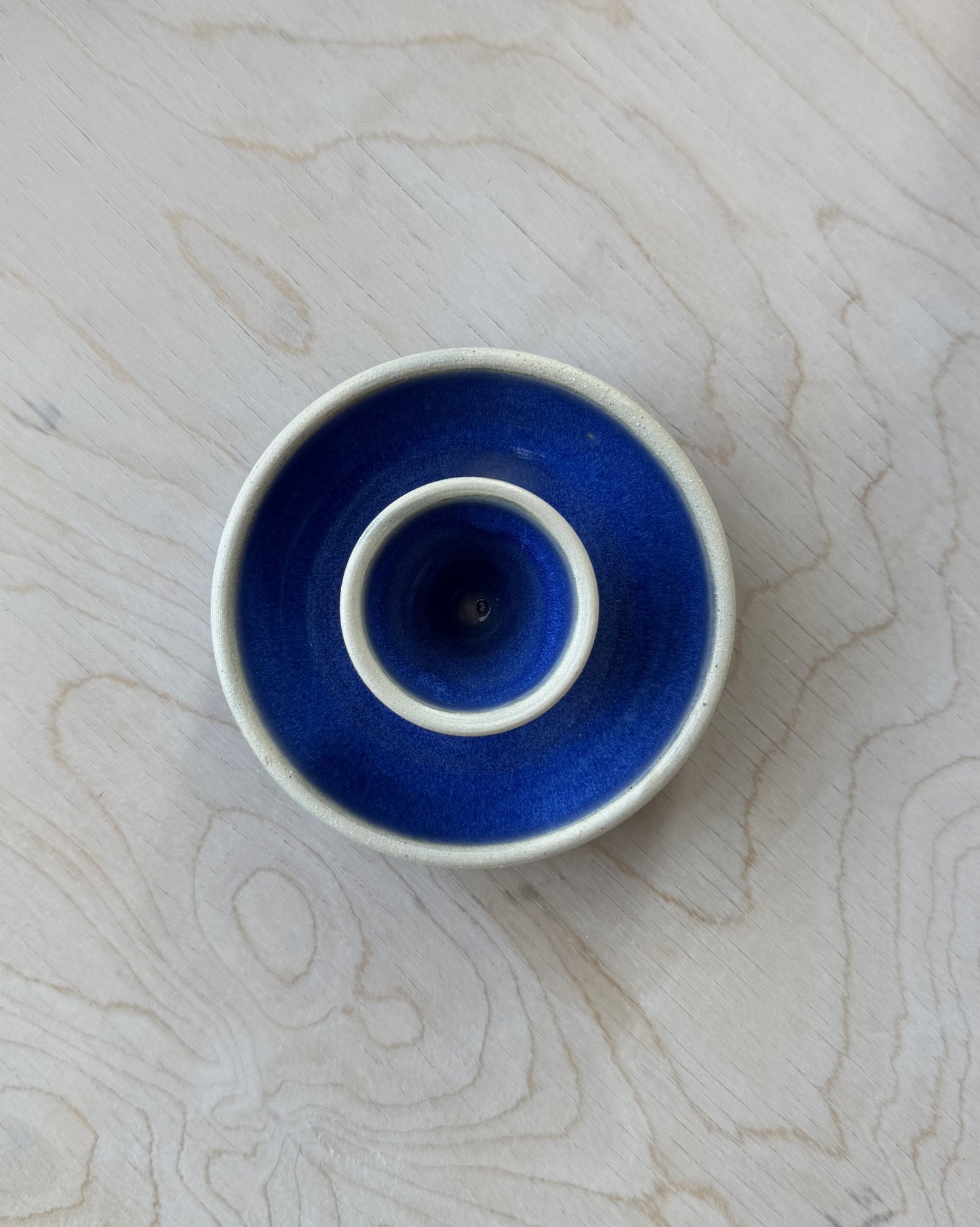 Candle Holder in Cobalt