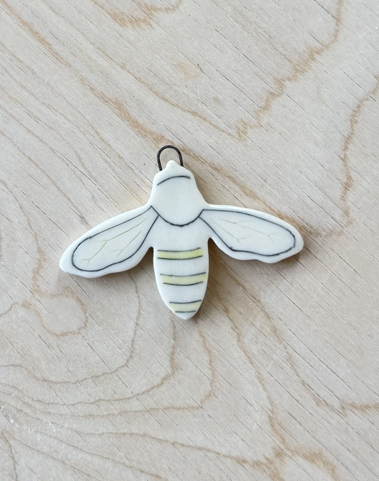 Porcelain Bee Ornament