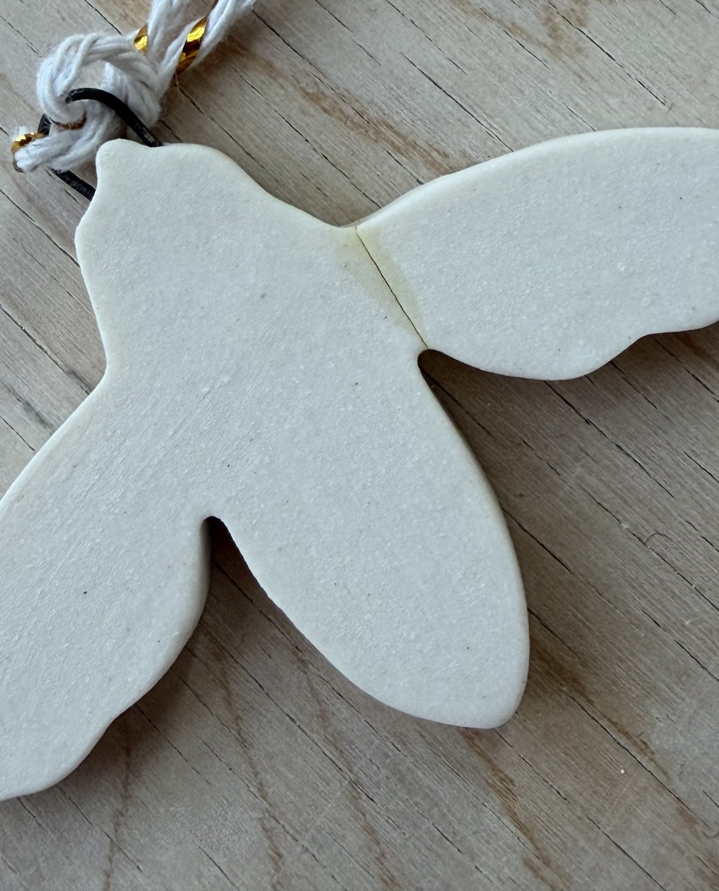 Porcelain Bee Ornament