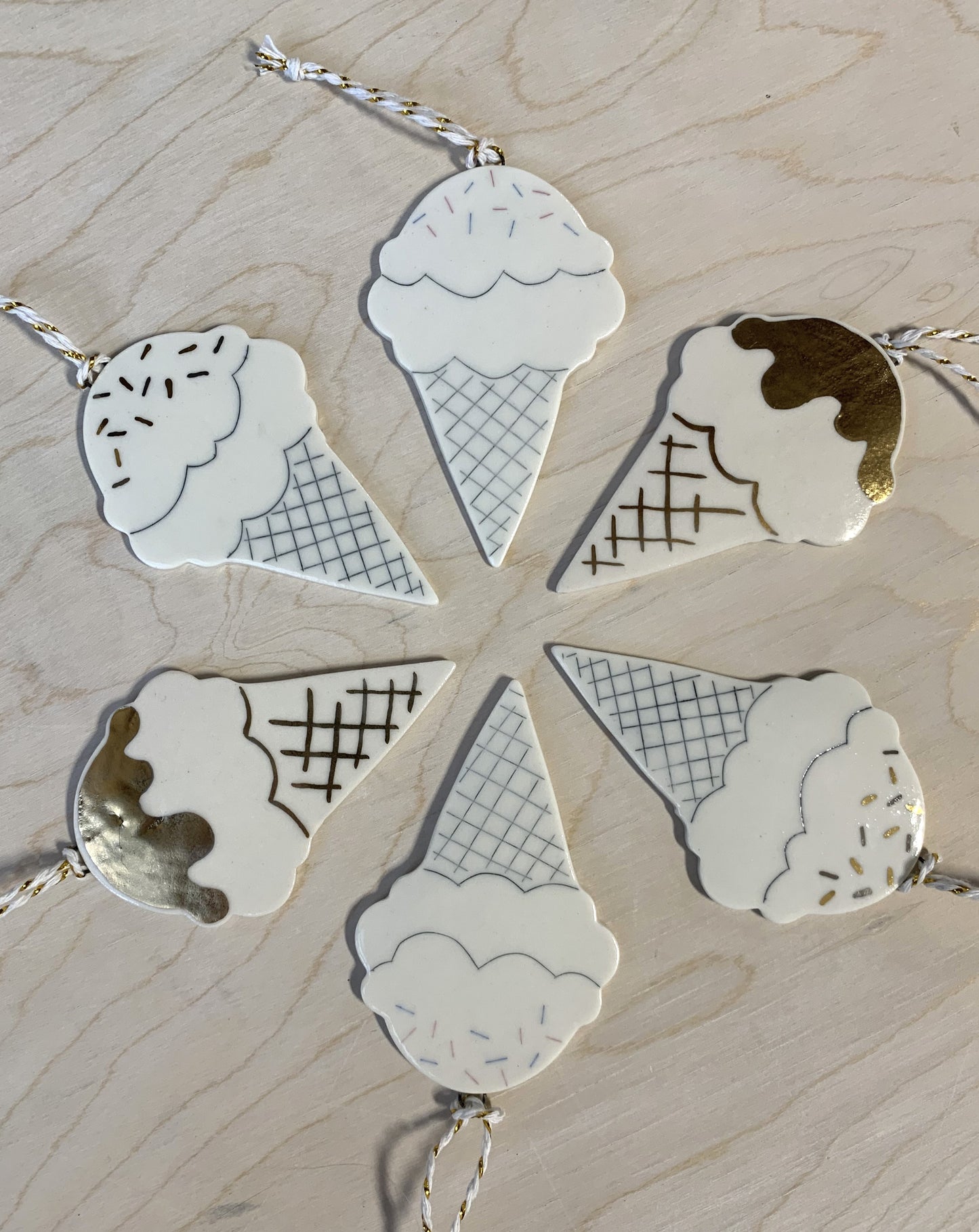 Ice Cream Ornament