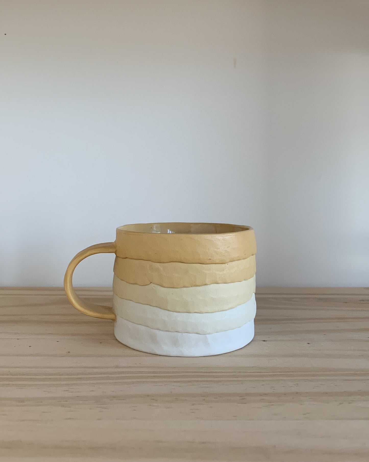 Yellow Coiled Mug