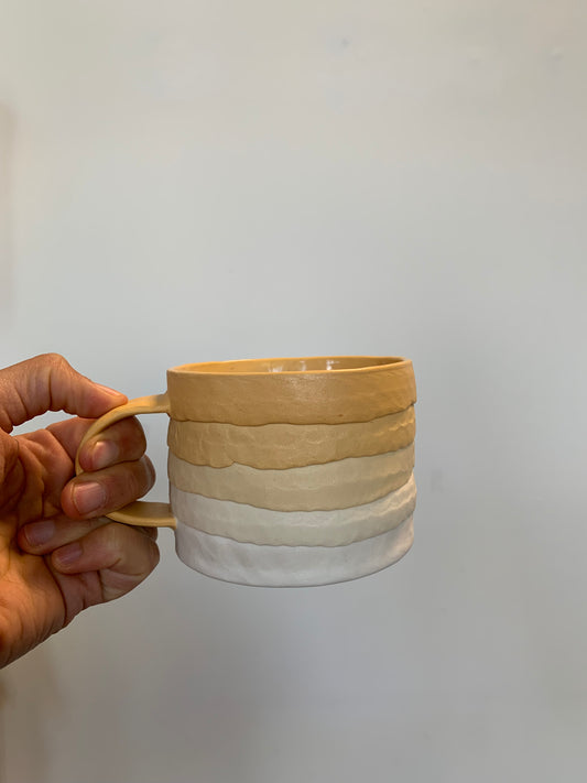 Yellow Coiled Mug