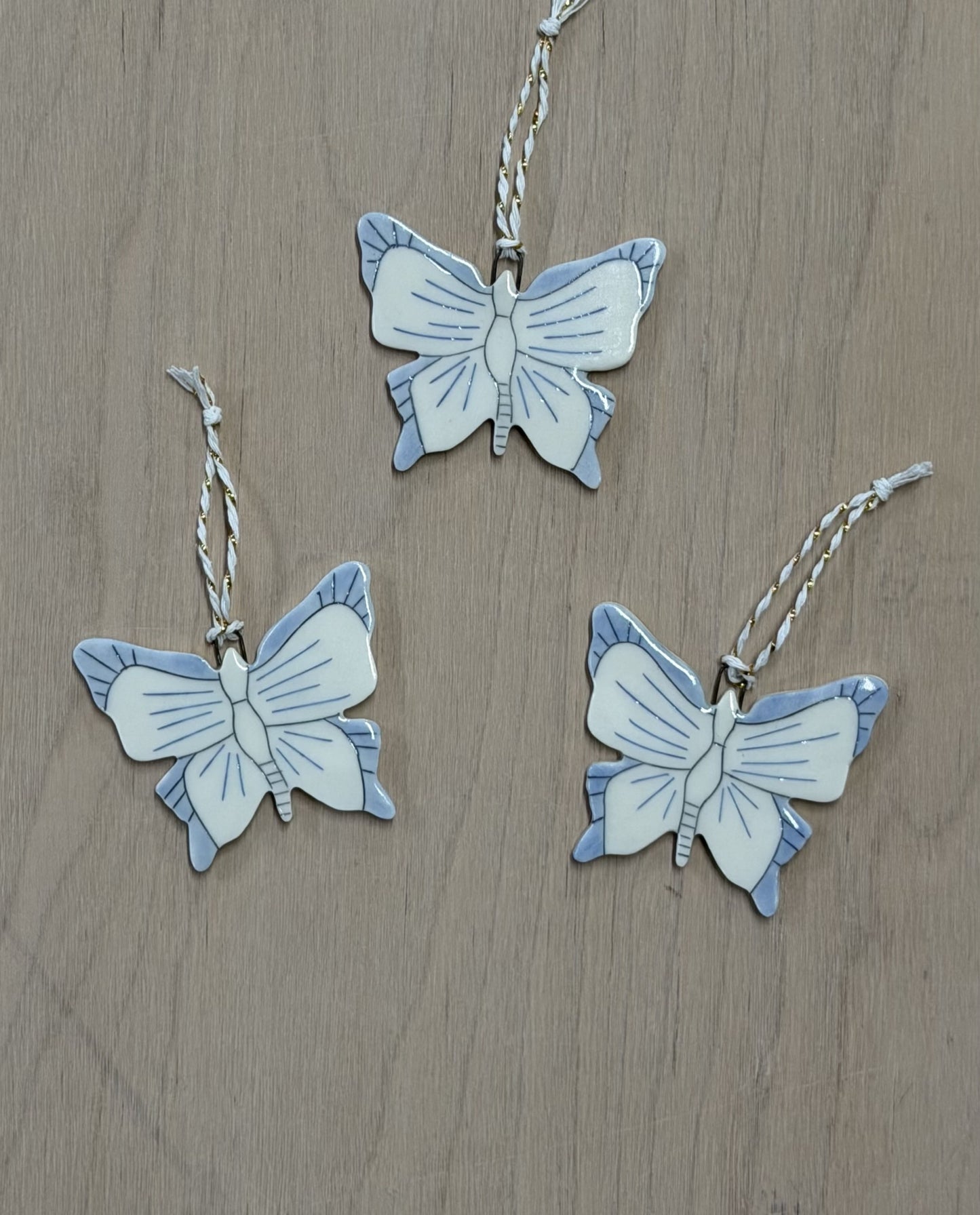 Blue Butterfly Ornament