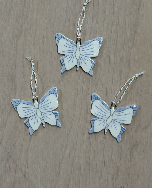 Blue Butterfly Ornament