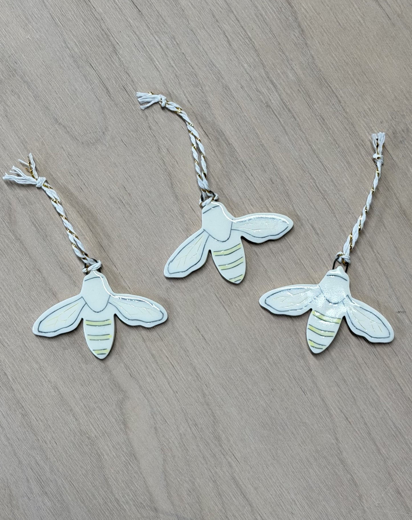 Yellow Honey Bee Ornament