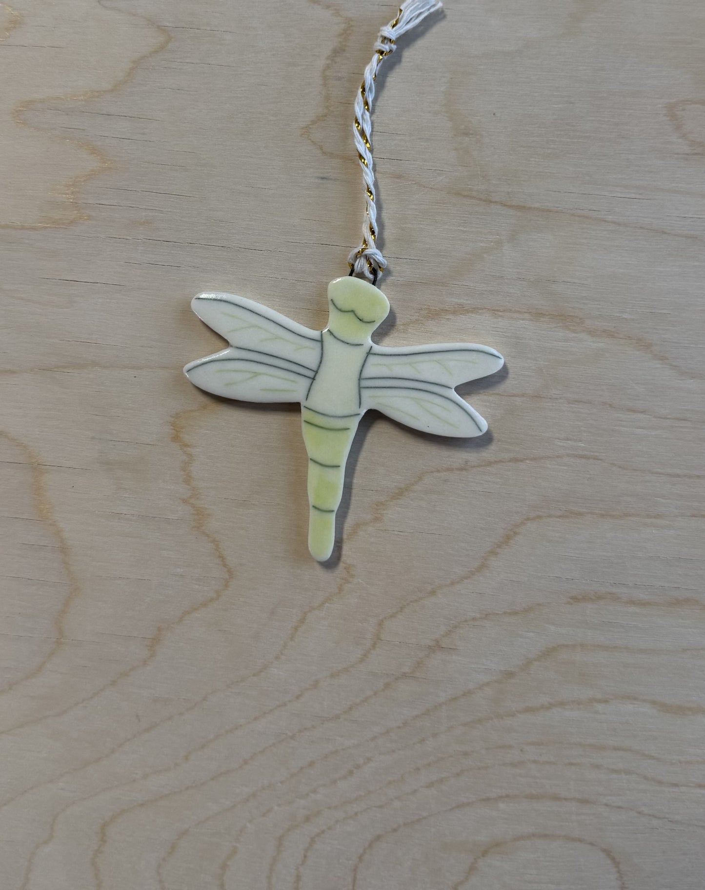 Green Dragon Fly Ornament