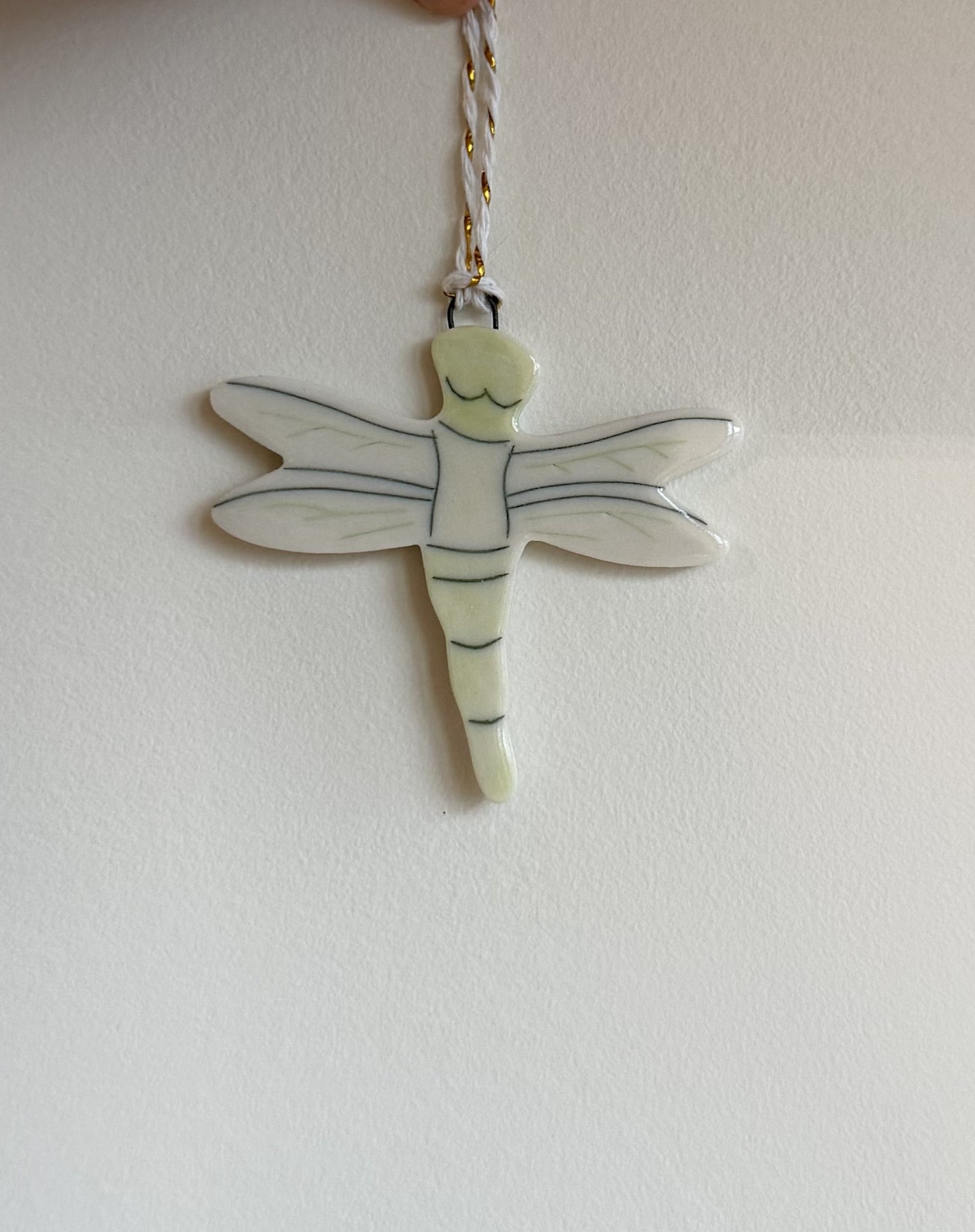 Green Dragon Fly Ornament