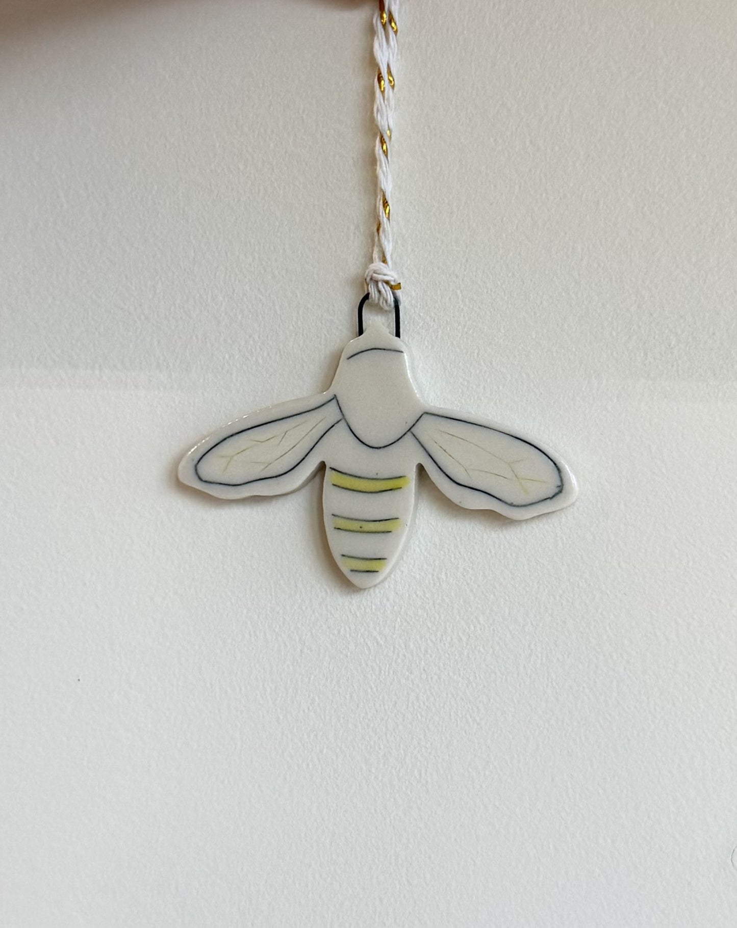 Yellow Honey Bee Ornament